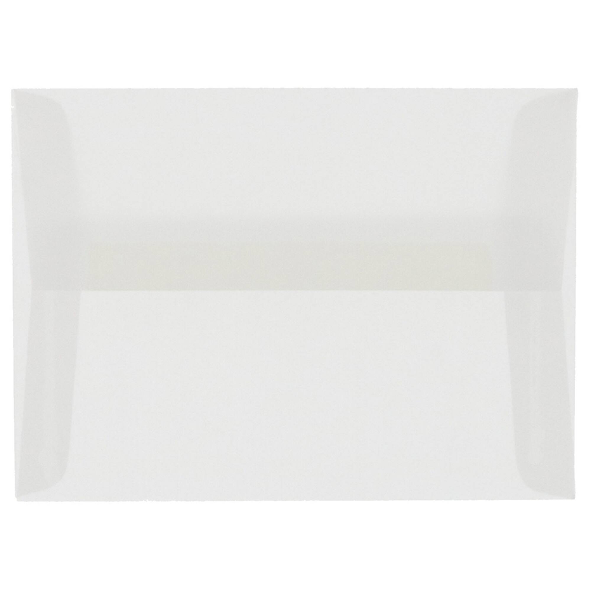 JAM Paper 3.625" x 5.125" Translucent Vellum Invitation Envelopes